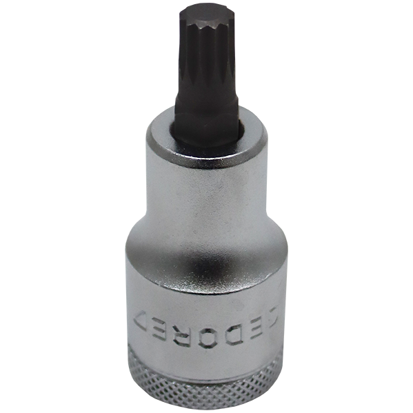 "SOCKET SPLINE 1\/2\"D     8 X 55MM - 1\/2\" DRIVE - GEDORE"