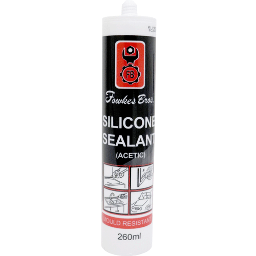 "SILICONE  G\/P WHITE 260ML FB - GENERAL PURPOSE - MOULD RESISTANT"