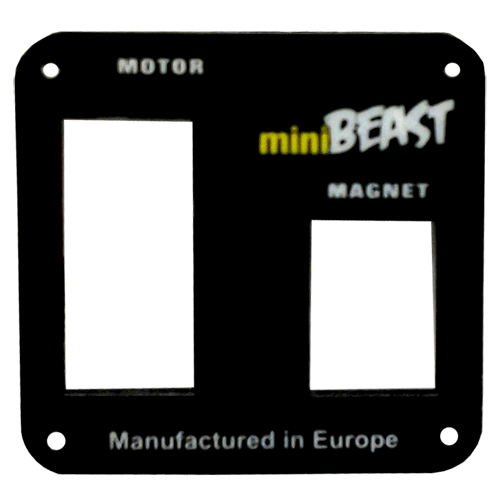 "MAG_SPARE JEI- MINIBEAST- FACIA\/ PANEL PLATE - FACIA\/ PANEL PLATE FOR MINIBEAST"