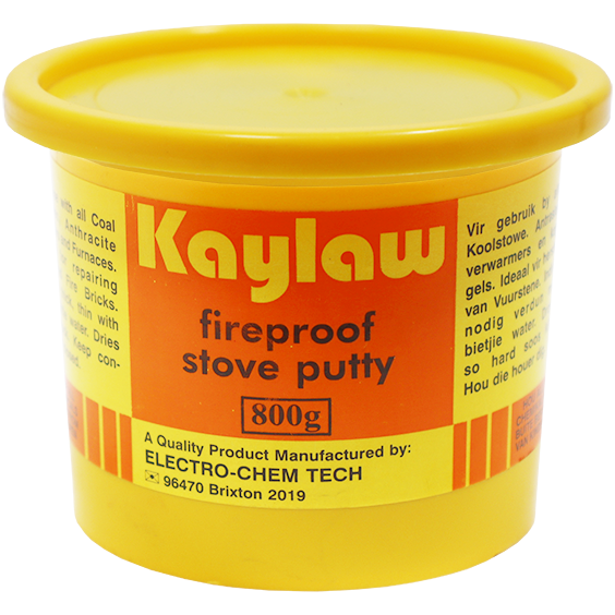"STOVE PUTTY HIGH HEAT 800G  KAYLAW - FIRE PROOF TO 1250 \u00b0C"