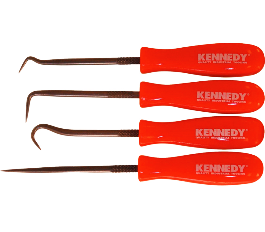 HOOK & PICK SET SHORT 4PC KEN - MINIATURE SET WITH HANDLES