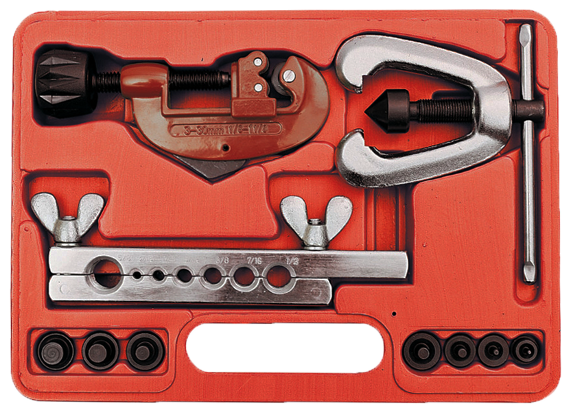 FLARING TOOL SET 5 16 DOUBLE KEN 3 16 5 8 KENNEDY INC TUBE CUTTER Fowkes Bros