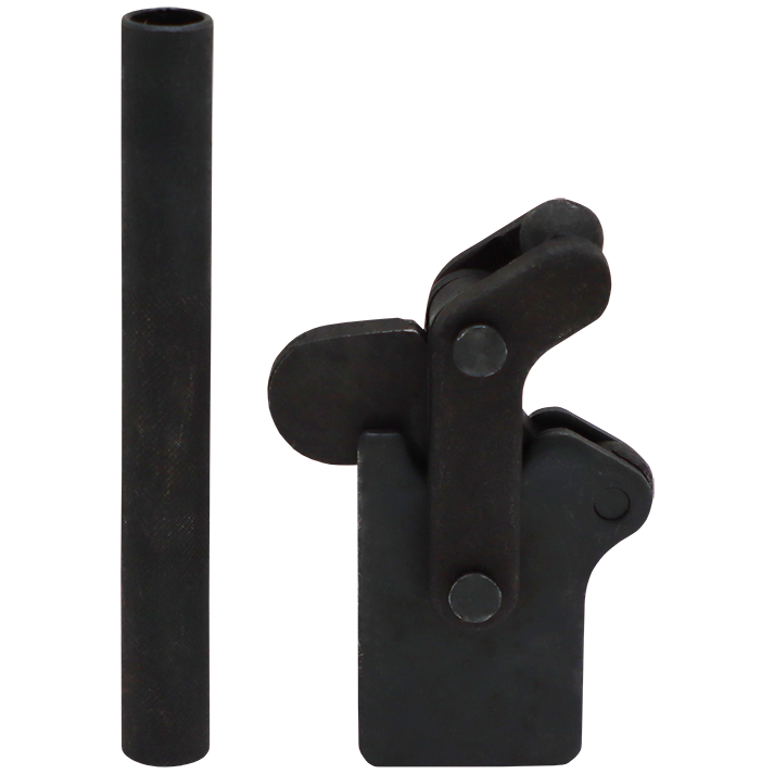 "T\/CLAMP H\/D WELDABLE  FLAT    200KG - DWS - TOGGLE CLAMP - VERTICAL HANDLE"
