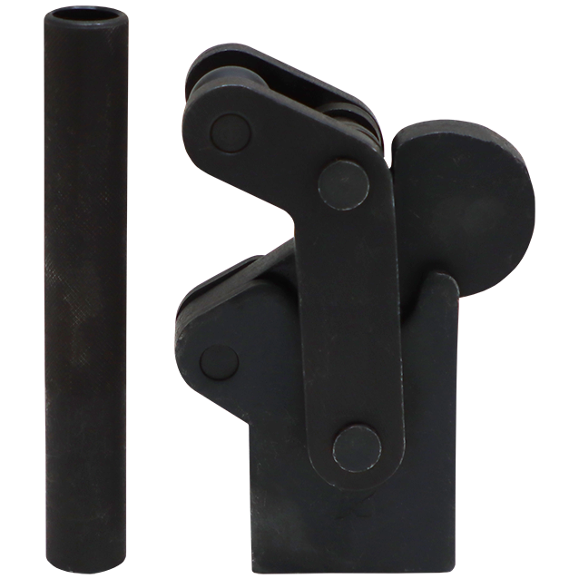 "T\/CLAMP H\/D WELDABLE  FLAT    500KG - DWS - TOGGLE CLAMP - VERTICAL HANDLE"
