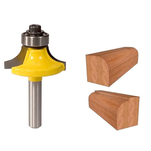 ROUTER BIT CORNER ROUNDING 1 1/8" 1/4" SHANK 5/16" RADIUS (TCT