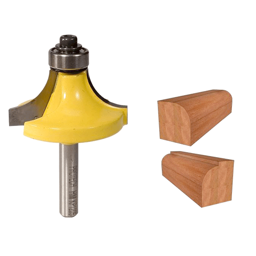 "ROUTER BIT CORNER ROUNDING  1 1\/2\" - 1\/4\" SHANK - 1\/2\" RADIUS (TCT)"