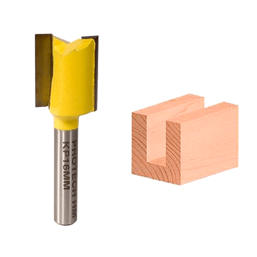 "ROUTER BIT STRAIGHT 16 X 20MM - 1\/4\" SHANK (TCT)"