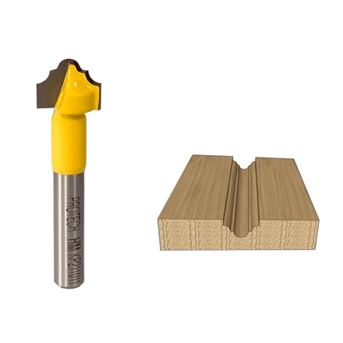 "ROUTER BIT CLASSICAL PLUNGE 1\/2\" - 1\/4\" SHANK - 3\/32\" RADIUS (TCT)"
