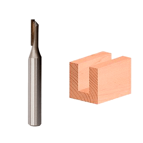 "ROUTER BIT STRAIGHT  4 X 13MM - 1\/4\" SHANK (TCT)"