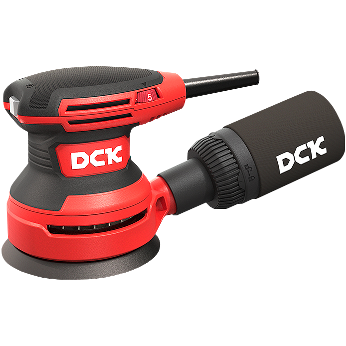 "SANDER ORBITAL RANDOM 5\"  380W DCK - 8,000-12,800 RPM (125MM VELCRO PAD)"