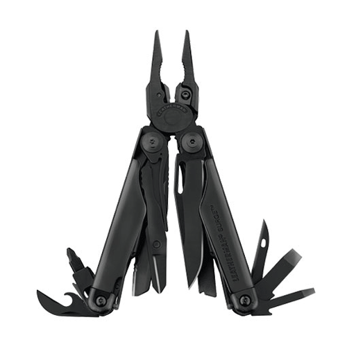 "LEATHERMAN MULTI-TOOL \"SURGE\" BLACK - INCLUDES BLACK NYLON POUCH"