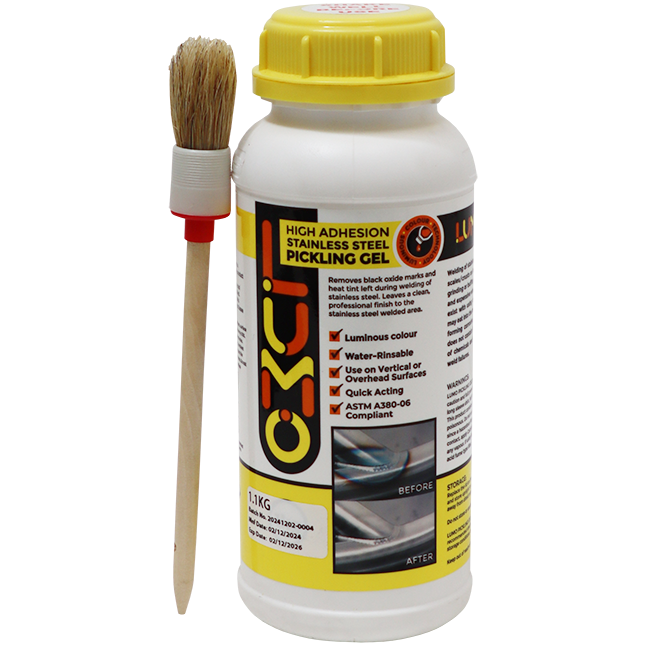 "WELD PASTE PICKLING 1.1KG LUMO - LUMINOUS YELLOW - PICKLING GEL\/PASTE"