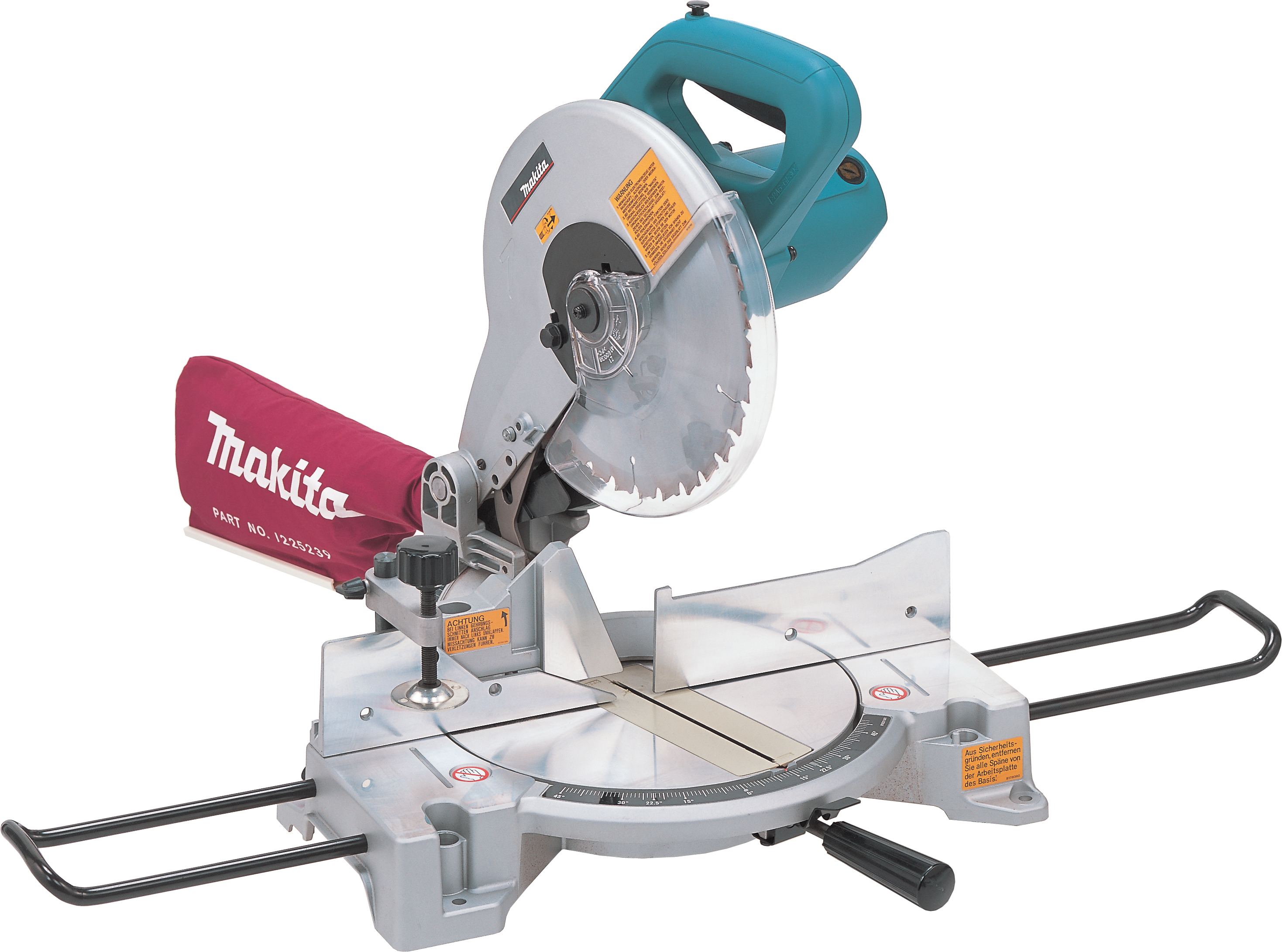 "SAW MITRE 255MM 1650W MAK - BLADE 260MM (91MM CUT DEPTH)"