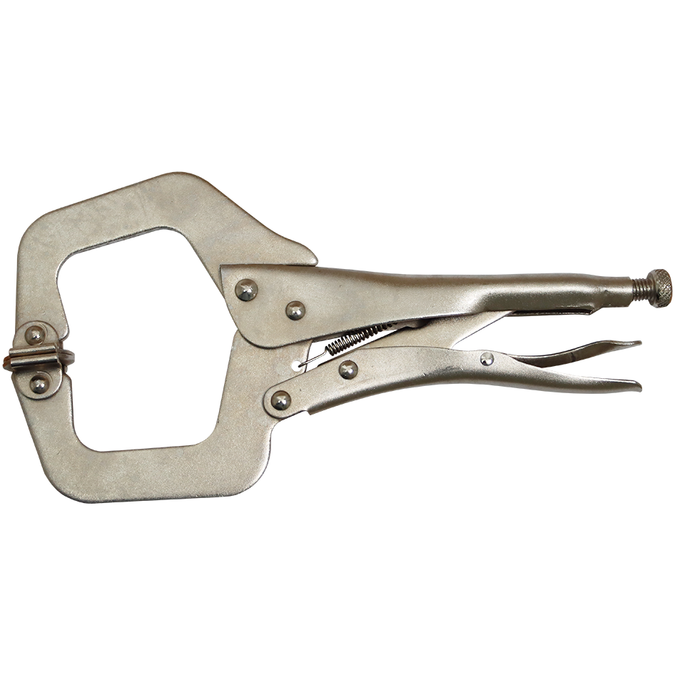 "VICEGRIP C-CLAMP WITH S\/PAD 280MM FB - LOCKING PLIER WITH SWIVEL PAD"