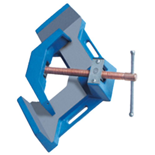 "VICE WELD CLAMP L\/D  110MM FB - LIGHT DUTY - RECORD BLUE"