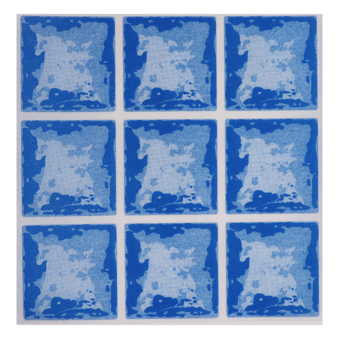 "MOSAICS PANACHE TOPAZ 3 BLUE NETT - 800MM X 158MM PER SHEET"