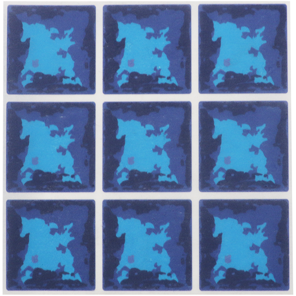 "MOSAICS PANACHE COBALT 3 BLUE NETT - 800MM X 158MM PER SHEET"