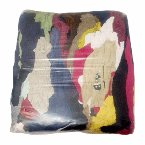 "RAGS COLOURED HI Q - CLEAR BAG EL - 100% COTTON. EL BRANCH ONLY"
