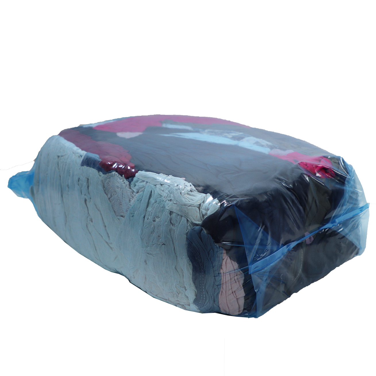 "RAGS COLOURED STD -  BLUE BAG - E600 (100 % COTTON) - STD QUALITY"