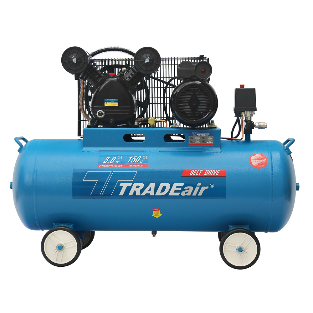"COMPRESSOR 150L 3.0HP - 7 BAR - BELT DRIVE - 2850RPM"