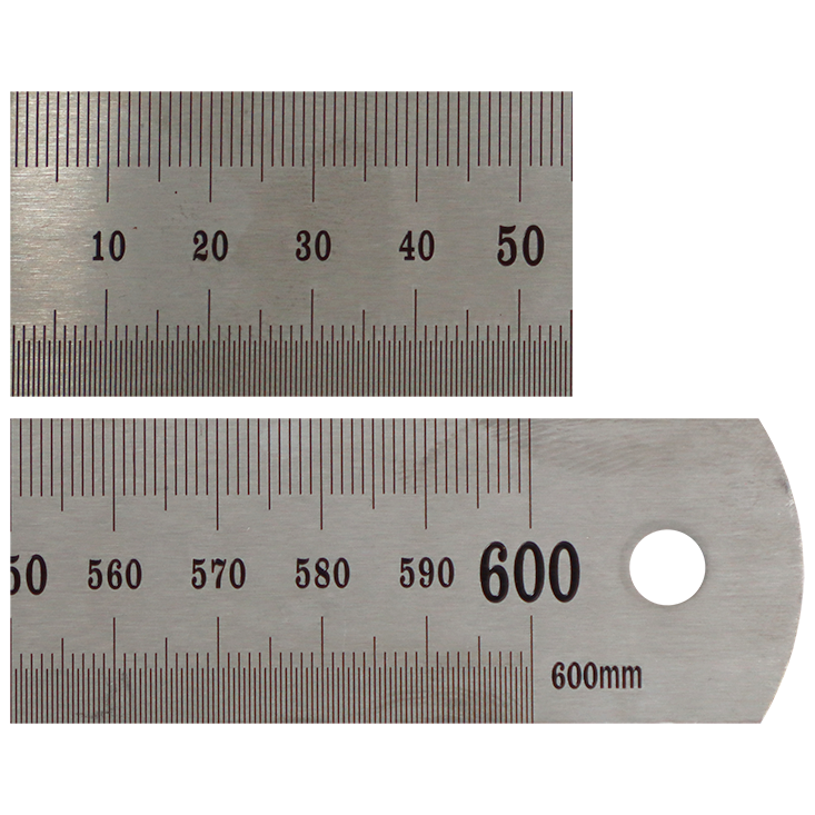 "RULER STAINLESS STEEL  600MM    FB - STAINLESS STEEL - 30MM WIDTH X 1.20MM"