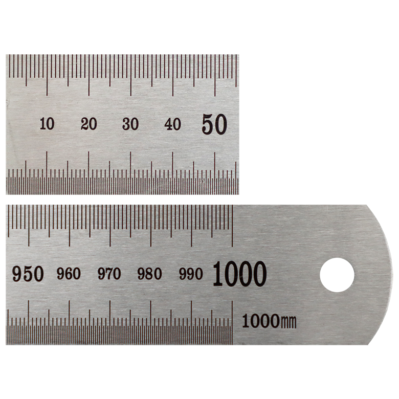 "RULER STAINLESS STEEL 1000MM   FB - STAINLESS STEEL - 35MM WIDTH X 1.80MM"