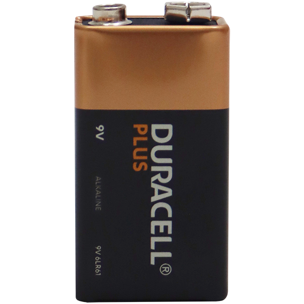 "BATTERY  9V-AL DURACELL - NON- RECHARGEABLE - SOLD LOOSE"