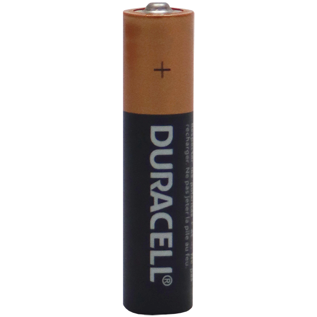 "BATTERY AAA - AL\u00a0DURACELL - NON- RECHARGEABLE - SOLD LOOSE"