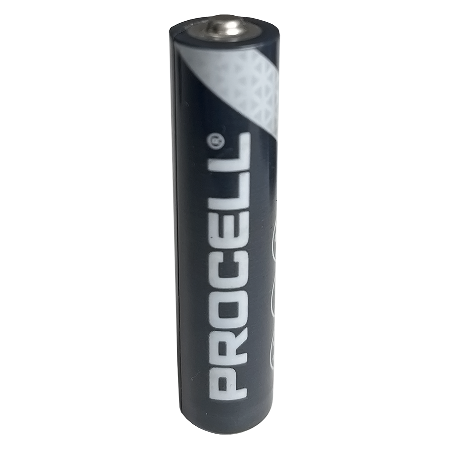 "BATTERY AAA - AL  PROCELL BY DURACELL - NON- RECHARGEABLE - SOLD LOOSE"