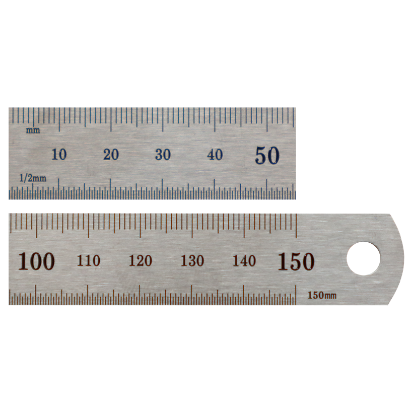 "RULER STAINLESS STEEL  150MM    FB - STAINLESS STEEL - 18MM WIDTH X 0.8MM"