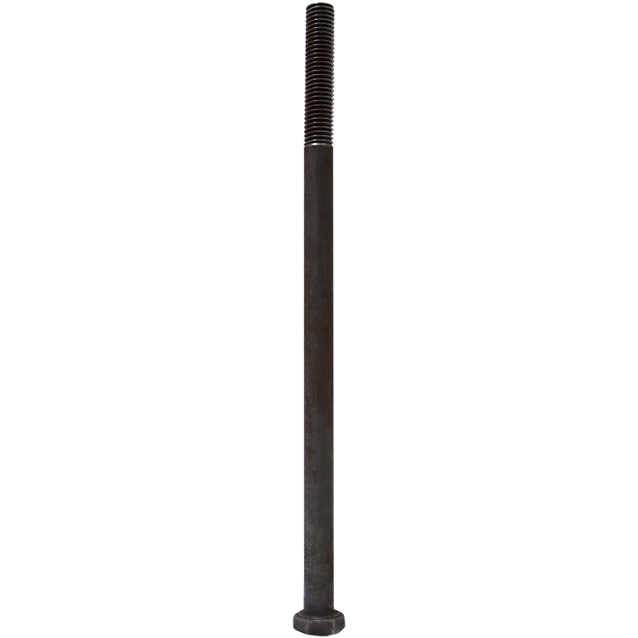 "BOLT  M\/S  BLACK  12 X 275MM - DIN 601 - GRADE 4.8 - MILD STEEL"