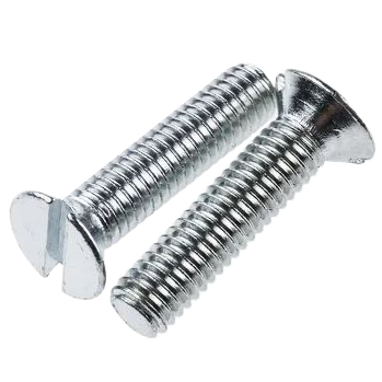 MACH SCREW CSK GALV SLT 6 X 75MM - DIN 963 - COUNTERSUNK - SLOTTED ...