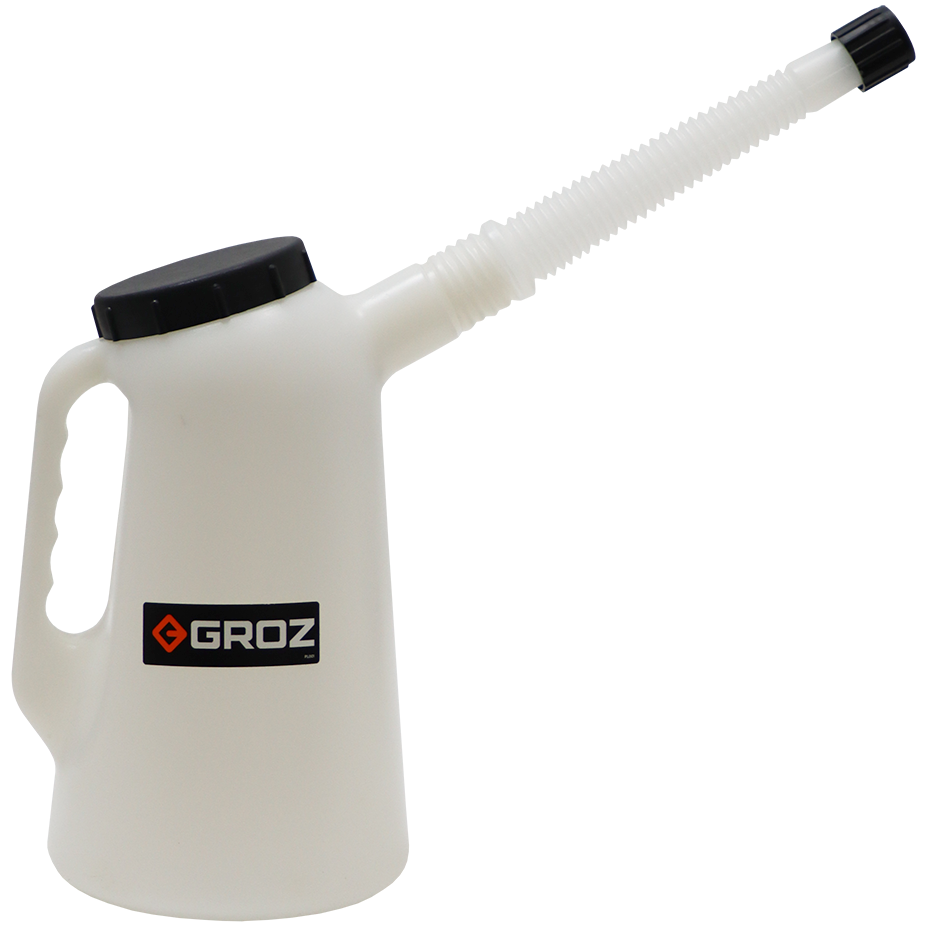 "OIL MEASURE 2 L PLASTIC  GROZ - WITH SPOUT & CAP"