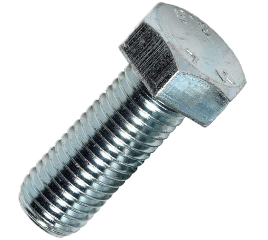 "SETSCREW  M\/S  GALV    8 X 80MM - DIN 558 - GRADE 4.8 - MILD STEEL"