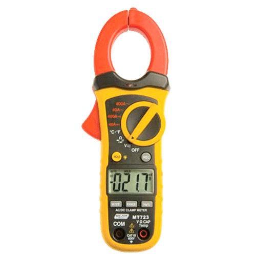 "TESTER CLAMPMETER DIGITAL  400A MAJOR - AC\/DC AMP MEASURING (TRUE RMS)"