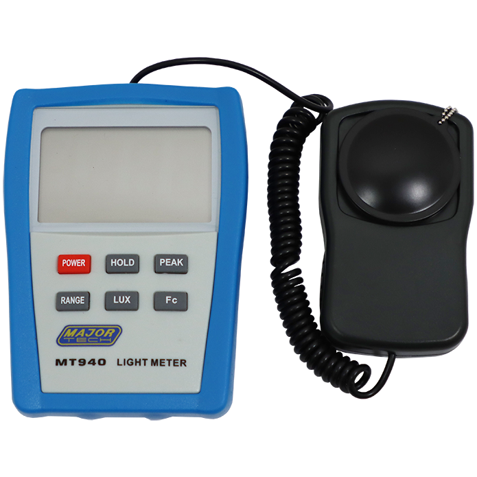 TESTER LIGHT METER DIGITAL MAJOR 200200,000 LUX Fowkes Bros