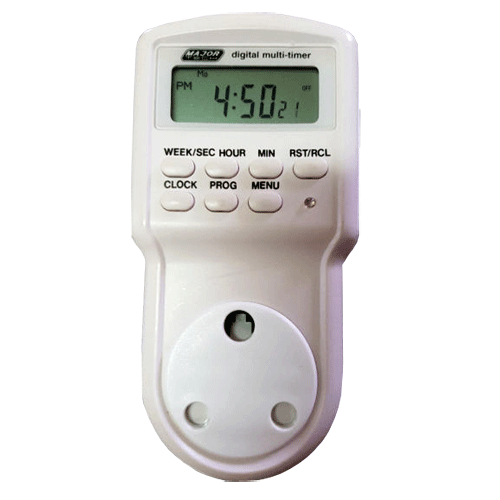 TIMER PROGRAMABLE DIGITAL 16A MAJOR ON/OFF TIMER Fowkes Bros