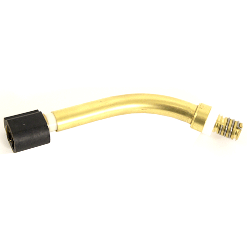 "WELD MIG SWAN NECK BNZ 25 - GOOSENECK (BRASS INNER \/ IRON OUTER)"