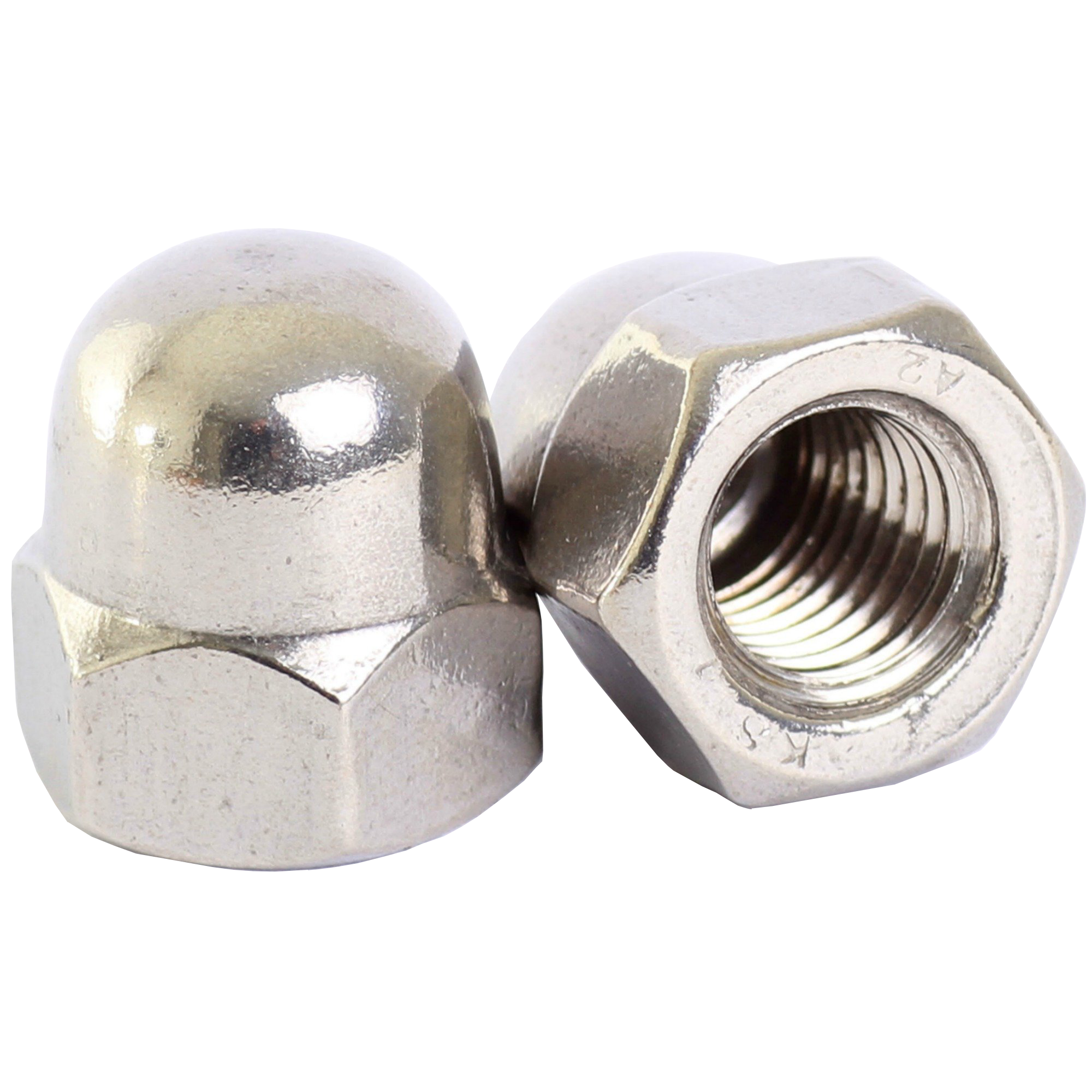 "NUT DOME S\/S  A2      5MM - DIN 1587 - STAINLESS STEEL 304"