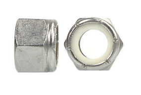 "NUT NYLOC GALV UNF           1\" - DIN 985 - GALVANISED UNF"