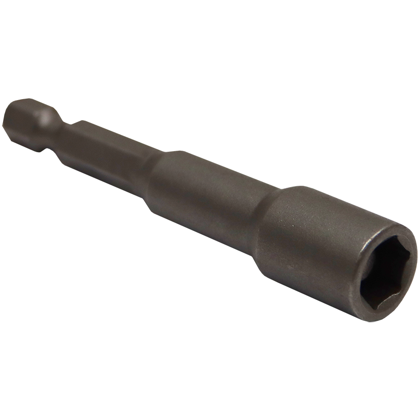NUT SETTER 8MM X 65MM MAG FB - 1/4 HEX SHANK - MAGNETIC | Fowkes Bros