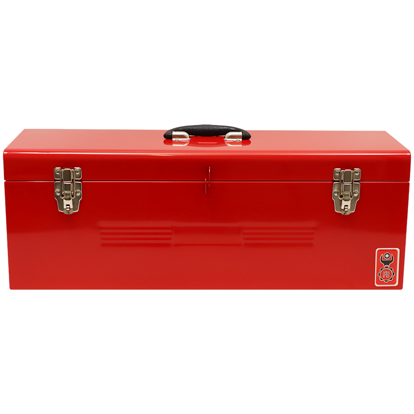 TOOL BOX CARPENTER RED FB - REMOVABLE TRAY - L670 X W220 X H240