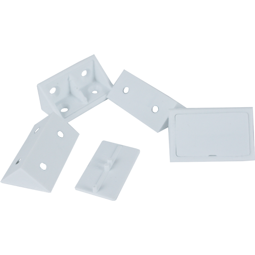 CORNER BLOCK WHITE - WITH COVER CAP | Fowkes Bros