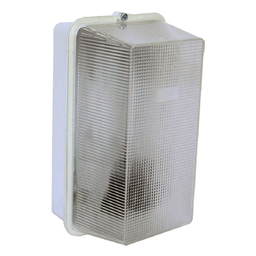 LIGHT FITTING RECTANGULAR BULKHEAD - 110X195MM - B22 FITTING (EXCLUDES ...