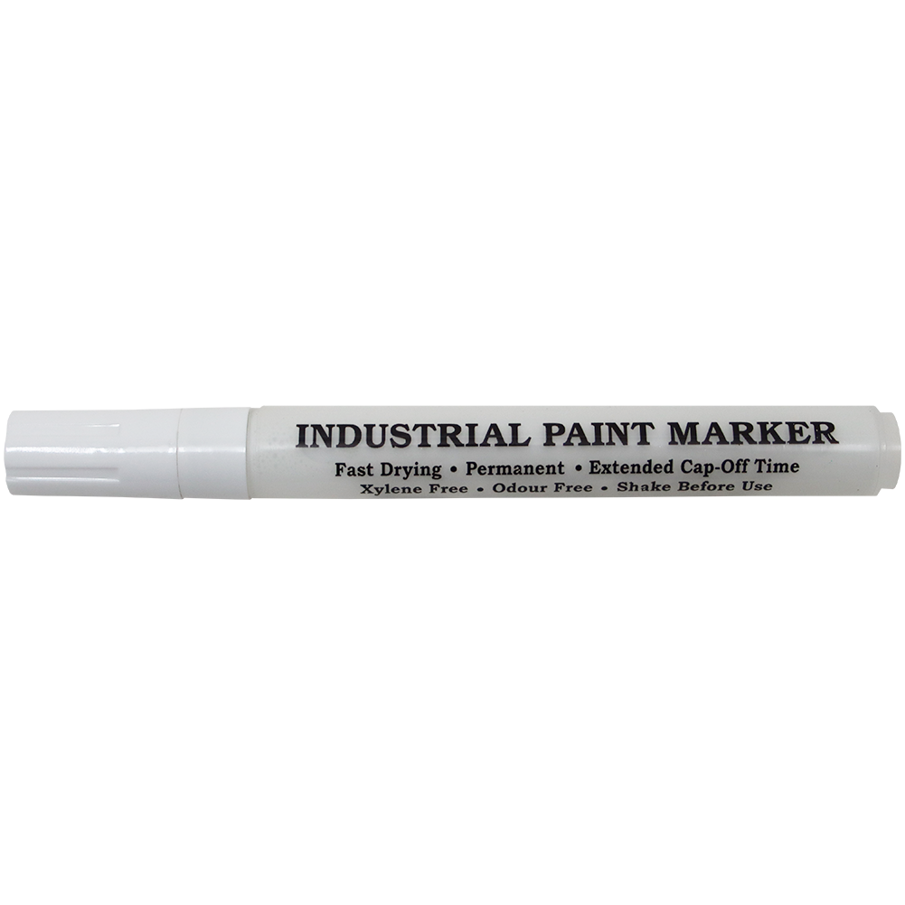 "MARKER PAINT  8ML  WHITE - INDUSTRIAL PAINT MARKER"