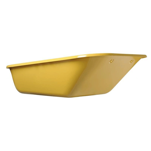 "WHEELBARROW SPARE - PAN STEEL YELLOW - 1.0MM STEEL PAN (RAL1007)"