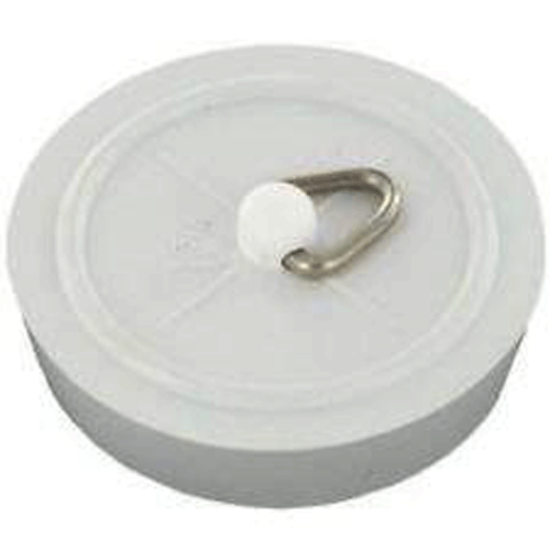 "PLUG BASIN PVC 32MM CARAVAN WHITE - DWS - RUBBER-EXCALIBUR"