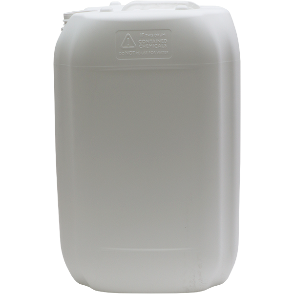 "PLASTIC CAN 25L WHITE UN APPROVED - DWS - BLOWPACK (NO CAP)"