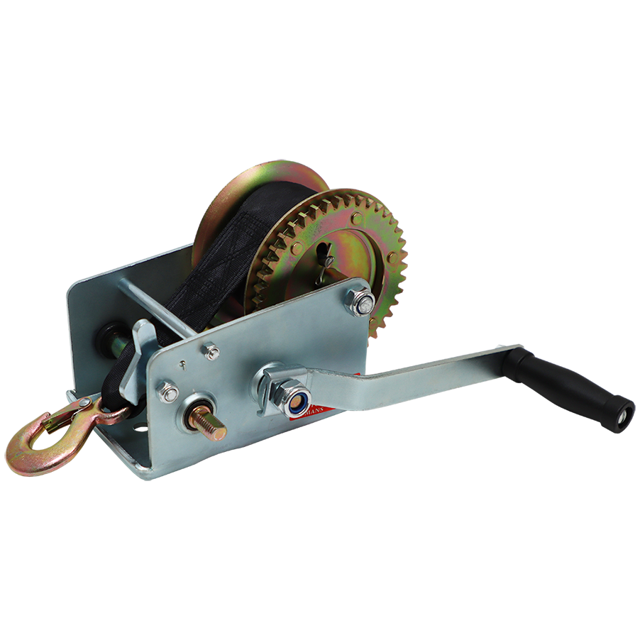 "WINCH HAND  900 KG  WITH STRAP - LOAD CAPACITY 2000LB"