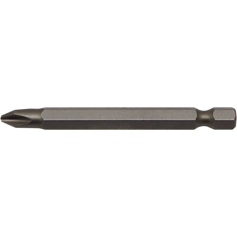 "BIT PHILLIPS NO.2 X  70MM BLACK FB - 1\/4\" HEX SHANK - UNIVERSAL (PH2)"
